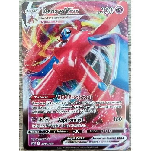 Deoxys Vmax Swsh267 - Carte Promo Pokemon Epee Bouclier 2022