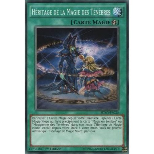 Héritage De La Magie Des Ténèbres Sdmy-Fr025 Yu-Gi-Oh! Commune