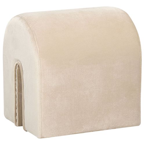 Pouf Modoc Beige Velours