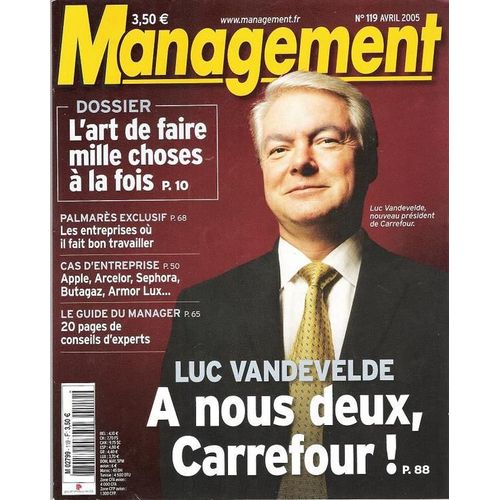 Management N° 119 : Luc Vandevelde : A Nous Deux, Carrefour !