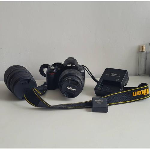 Nikon D3100 14 mpix + Objectif AF-S VR DX 18-55 mm + Objectif sigma 70-300mm