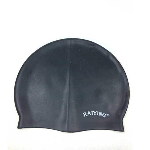 La Couleur Noire Bonnet De Bain En Silicone Pour Enfants Et Adultes, 1 Pièce, Étanche, Pour Sports Aquatiques, Surf, Femmes, Hommes