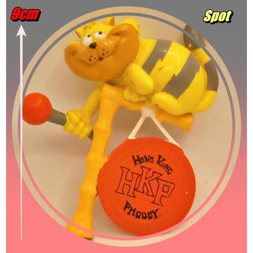 Figurine Incomplète Hong Kong Fou Fou (Hong Kong Phooey) - Spot Le Chat - 9cm