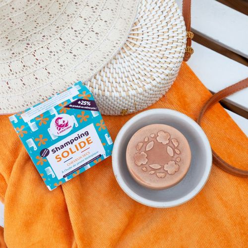 Shampoing Solide Pour Cheveux Secs, Huile De Prune Lamazuna 