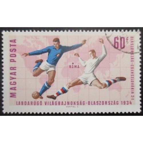 Hongrie N°1834 Coupe Du Monde De Football Angleterre 1966 Oblitéré