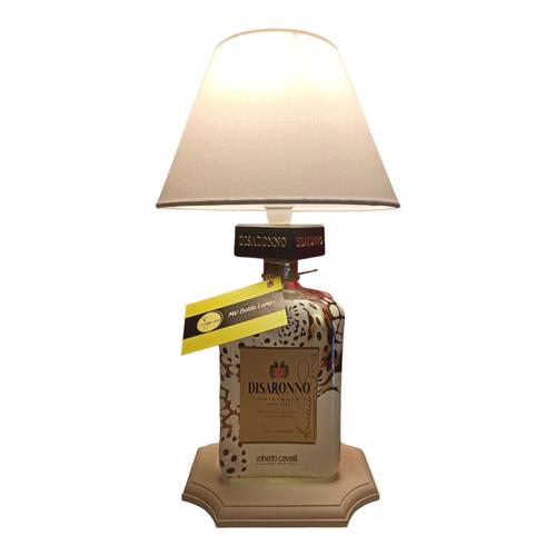 BUVEZ ET OBTENEZ UNE LAMPE ! Lampe bouteille 100% artisanale sur socle Disaronno Cavalli Edition Limitée - objet design - idée cadeau - PIÈCE UNIQUE !