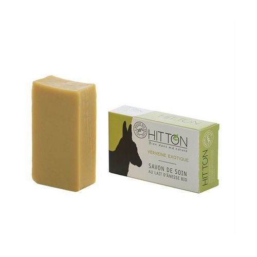 Savon Bio 30% Lait D'ânesse - Verveine Exotique - La Ferme De Hitton 