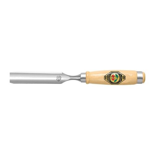 Gouge largeur de lame 30 mm av 2 viroles acier manche en hêtre blanc forme Ulm K