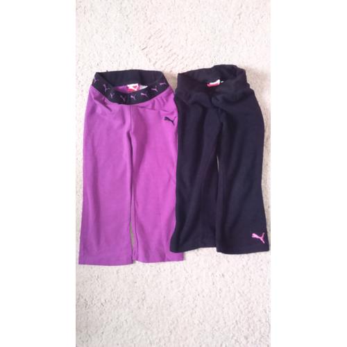 Lot De 2 Pantalons De Jogging Fille "Puma" Taille 2 Ans Idée Cadeau