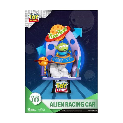 Toy Story - Diorama D-Stage Alien Racing Car 15 Cm