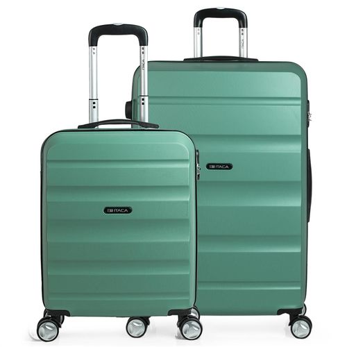 Jeu De 2 Valises De Transport Rigides 4 Chariots Double Roues ABS. 2 Tailles: Petite Cabine Et Grand XL. Dur Confortable Renforcé Et Léger. Marque De Qualité Et Garantie. T71617