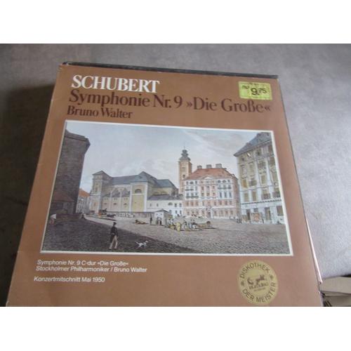 33 Tours Schubert Symphonie N° 9 Die Grobe Bruno Walter Ref Diskothek Der Meister 27 164 Xak (( Service Presse