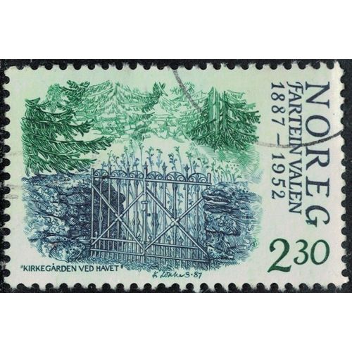 Norvège 1987 Oblitéré Used Musique Fartein Valen Compositeur Y&t No 929 Su