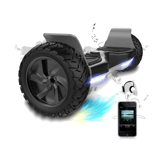 Evercross Hoverboard Overboard Gyropode Tout Terrain 8.5", Self-Balancing Scooter Hummer Suv, 700w Noir