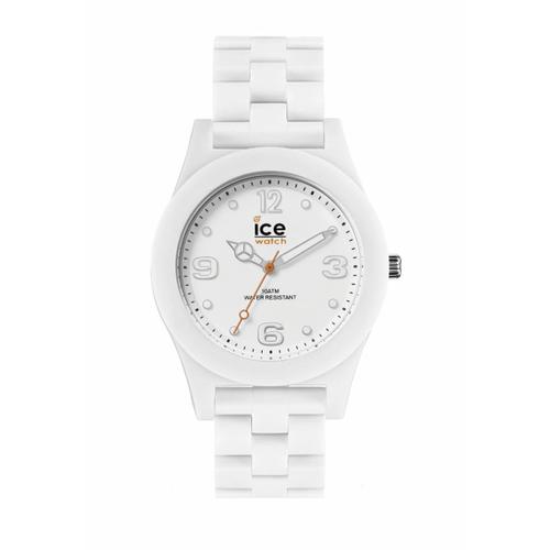 Ice-Watch - Ice Slim White Matte - Montre Blanche Mixte Avec Bracelet En Plastique - 016245 (Medium)