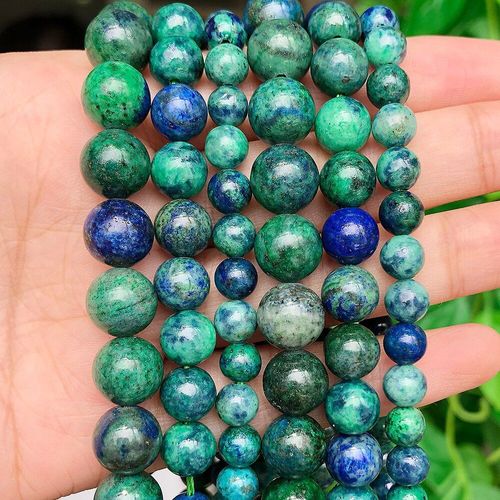Perles Rondes En Pierre Naturelle Lapis Lazuli, Vente En Gros, Pour La Fabrication De Bijoux, Bracelet À Faire Soi Même, 4/6/8/10mm, 15 Pouces