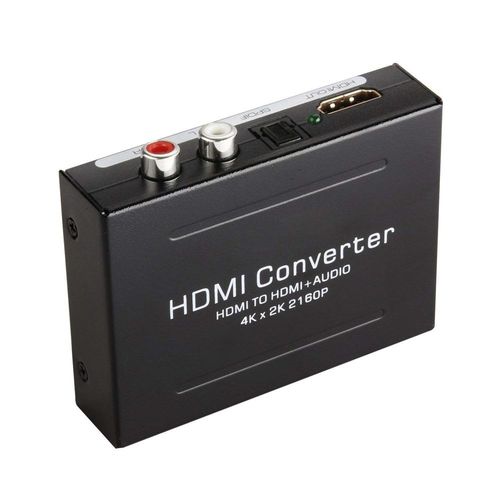 2023 New HDMI Audio Extractor Extracteur HDMI Audio 4K x 2K Convertisseur HDMI vers Rca HDMI Vidéo Extractor Audio SPDIF/Optique RCA (L/R) Stéréo 3D pour PS3 XBox HD DVD PS4 Sky HD Blu-ray Home Ciném