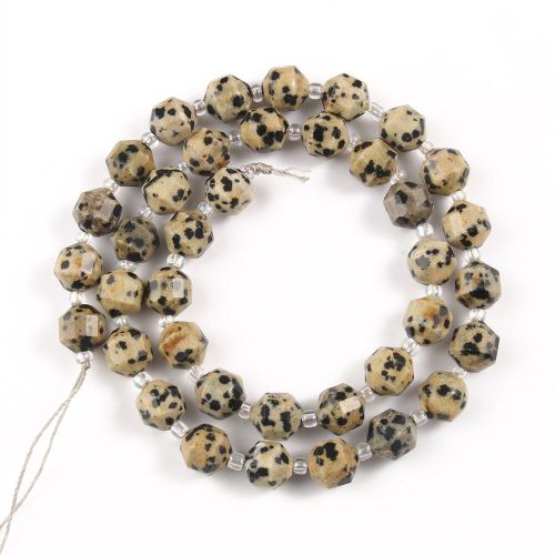 Perles De Jaspe Marron Naturel À Facettes, Colonne Pointue, Ample, Perles De Pierre D'espacement Pour La Fabrication De Bijoux, Accessoires De Bracelet 15