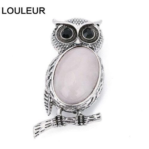 Broches En Forme De Hibou Pour Femmes Et Hommes, Cabochons En Pierre Naturelle ¿Il De Tigre, Accessoires Bijoux De Fête, Cadeau, Nouvelle Collection