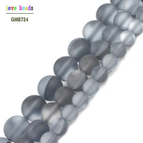 Perles Rondes En Cristal Autrichien, 6/8/10mm, Noir Mat, Pour La Fabrication De Bijoux, Perles De Pierre De Lune À Paillettes, Bracelet À Faire Soi Même