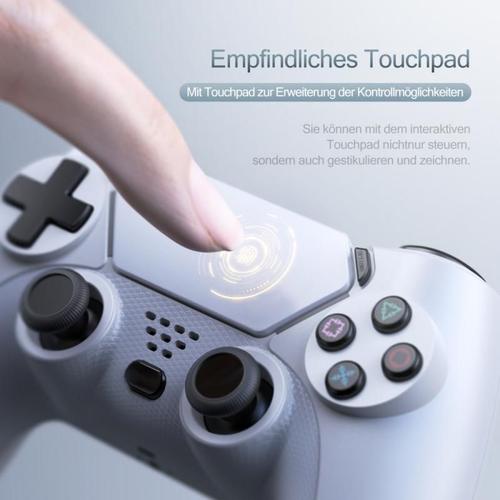 Manette De Jeu Sans Fil Bluetooth À Double Vibration, Contrôleur Pour Pc Portable, Pour Ps5/Ps4/Ps4 Slim/Ps4 Pro