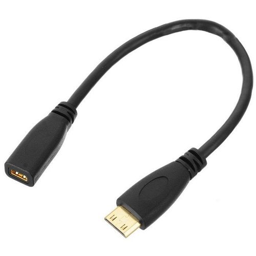 Câble adaptateur Micro HDMI v1.4 mâle/femelle vers Type C, 10cm, convertisseur Type D