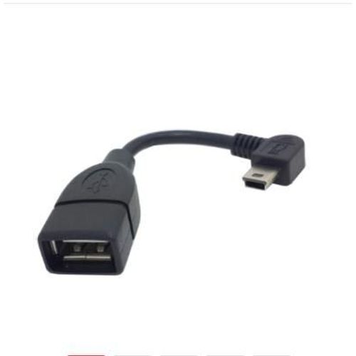 Câble adaptateur Mini USB mâle vers USB 2.0 Type A OTG femelle, 5 broches, pour téléphone portable et tablette, appareil photo MP3 MP4, 10cm