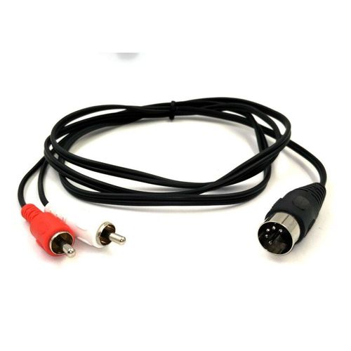 Câble Audio MIDI mâle DIN à 5 broches à 2 fiches mâles RCA, pour Naim, Quad stéréo, 50CM, 150CM, 5 pieds