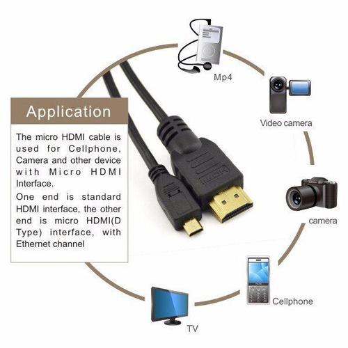 Cable HDMI vers micro HDMI 1.5m