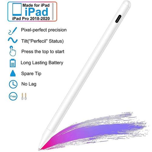 Stylet pour Apple IPad (2018 et versions ultérieures), stylo de dessin pour écran tactile, pour IPad/7/8e Pad Air 3e/4e