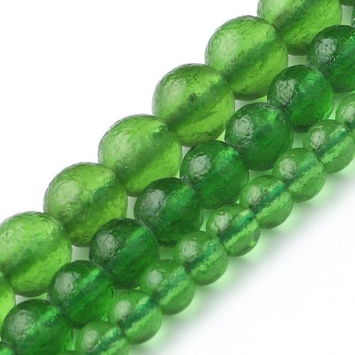 Perles Rondes En Cristal Moldavite, 15 Pouces, Énergie Verte Mate, En Météorite Tchèque, Pour La Fabrication De Bijoux, Bracelets À Breloques Diy