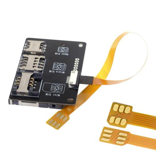 Kit d'adaptateur de carte Micro et Nano SIM, convertisseur vers carte à puce, Extension de carte IC, outils d'activation