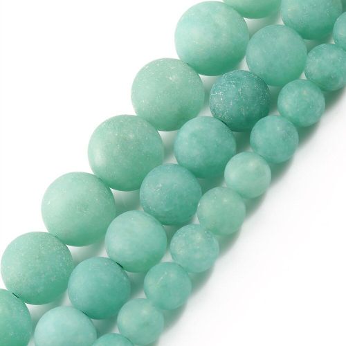 Perles Rondes En Pierre Chrysoprase De Jades Australiennes, 6/8/10mm, Naturelles, Vertes, Mates, Pour La Fabrication De Bijoux Et De Bracelets, 15 Pouces