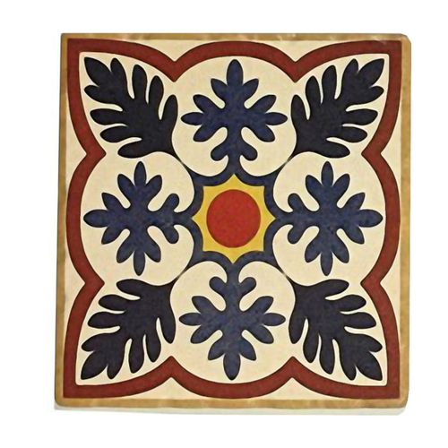 Set De 2 Sous-Verres Carreaux De Ciment