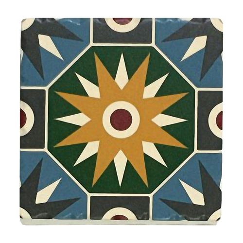 Set De 2 Sous-Verres Carreaux De Ciment
