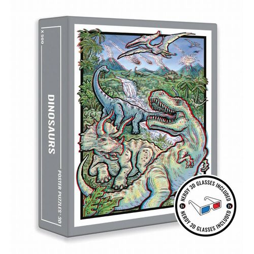 Dinosaurs 3d Puzzle - 500 Pieces