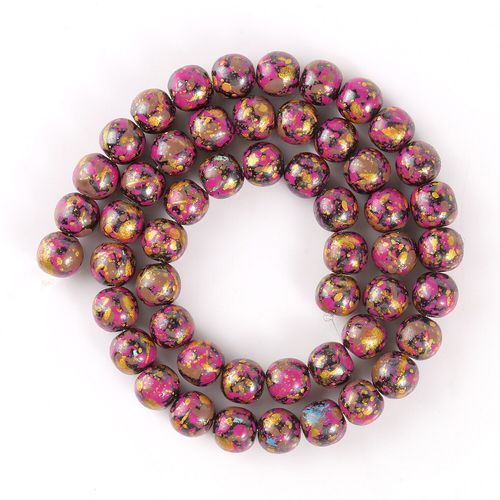 Perles En Pierre Hématite Noire 6/8mm, Perles Minérales Naturelles Pour Bracelet, Accessoires De Fabrication De Bijoux, Bricolage