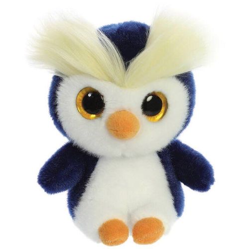 Peluche Skipee Le Pingouin Gorfou Sauteur - 15 Cm