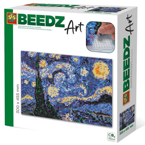 Beedz Art - Van Gogh La Nuit Étoilée - Perles À Repasser