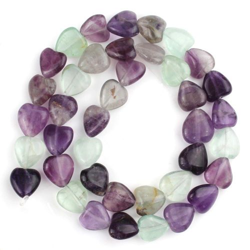 Pierres Naturelles En Forme De C¿Ur, Perles Amples En Cristal Turquoise Jades Agates Pour La Fabrication De Bijoux, Accessoires De Bracelet À Breloques Diy