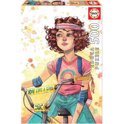Puzzle 500 Pieces - Run Like À Girl