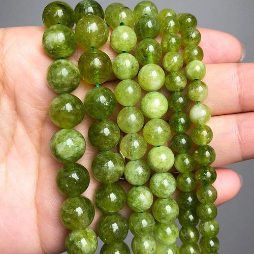 Perles De Jades Bleues En Apatite, Aigue Marine, Pierre Naturelle, Pour La Fabrication De Bijoux, Perles Rondes, Bricolage, Collier, Bracelet, 15 Pouces