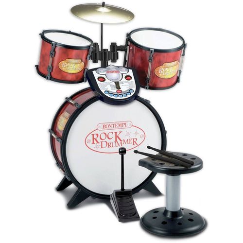 Batterie 3 Fûts Avec Tuteur Électronique Et Tabouret