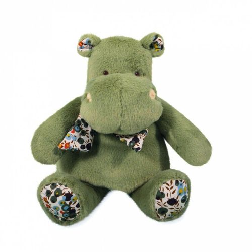 Peluche -Hippo Bandana - Vert Amande