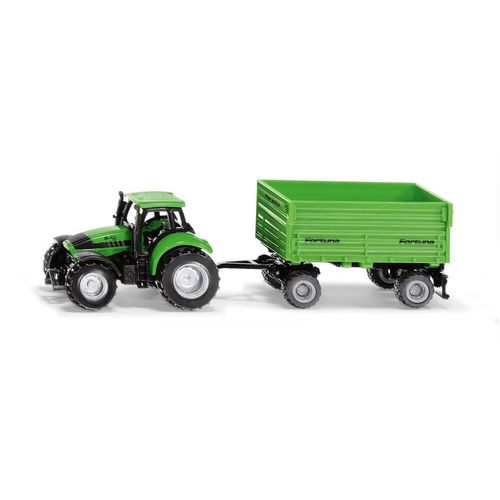 Deutz Avec Remorque Fortuna À 2 Essieux