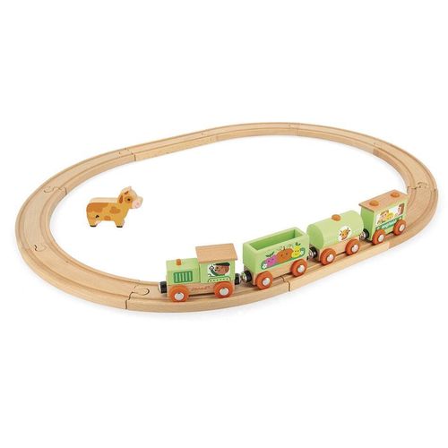 Janod - Train Ferme Avec Circuit