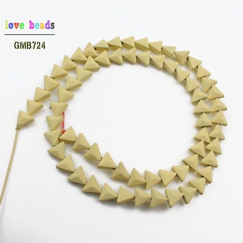 Perles En Hématite Naturelle, 7x6mm, Couleur Bonbon, Triangle, Pour La Fabrication De Bijoux, Bracelet À Faire Soi Même, 15 Pouces