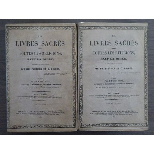 Les Livres Sacrés De Toutes Les Religion