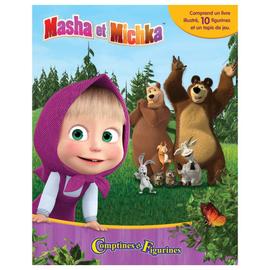 Coffret Maison de l ours Masha En Hivers Figurine Michka Et Masha