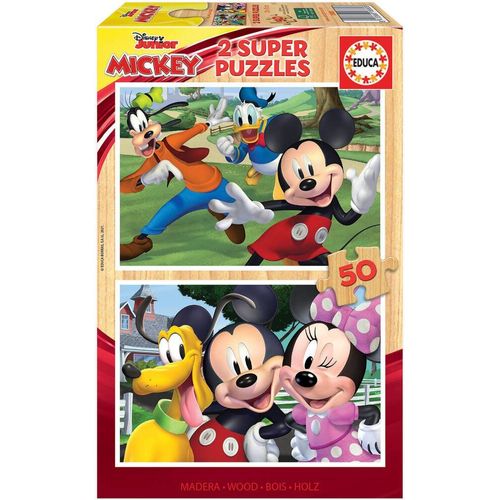 Super Puzzles Bois 2x50 Mickey & Friends
